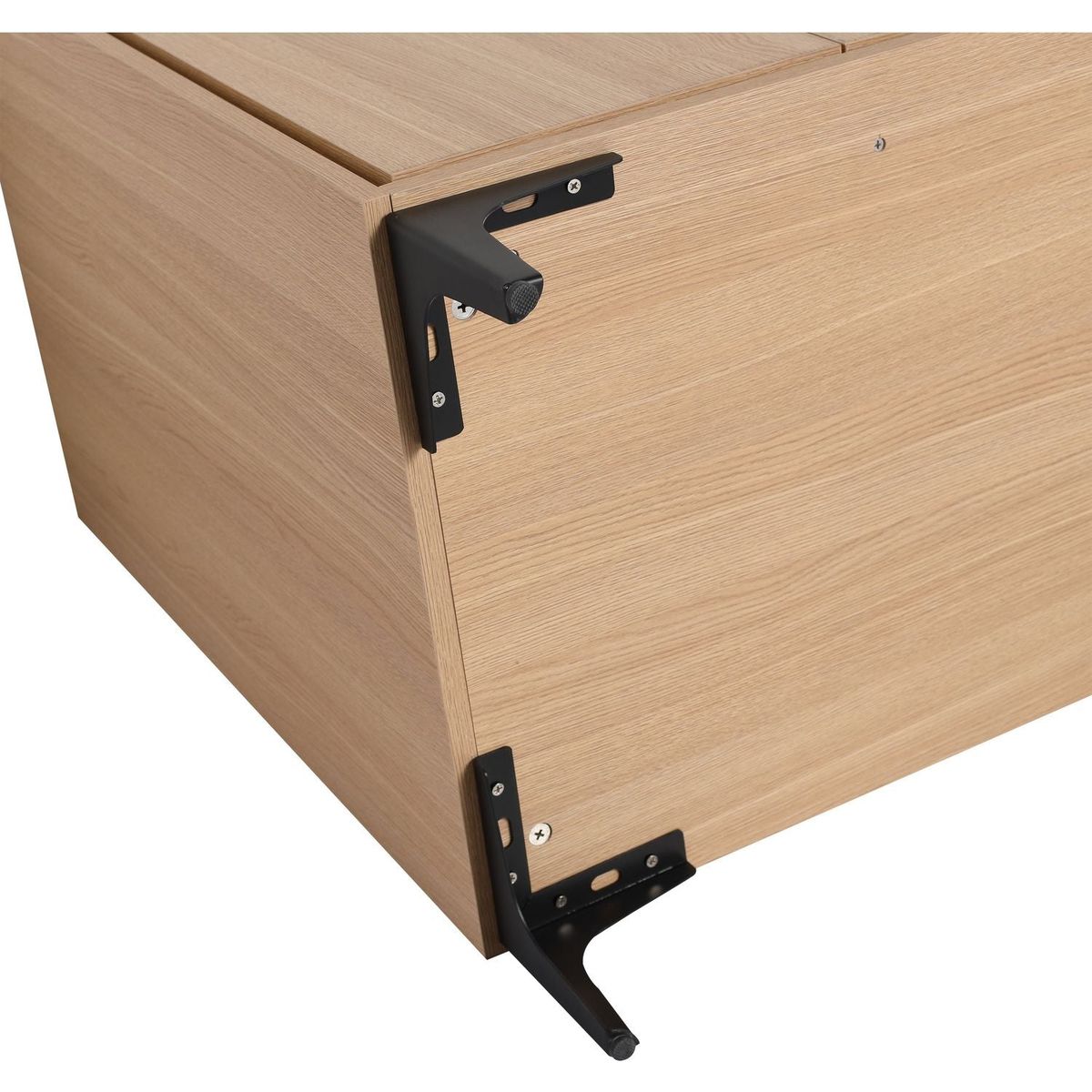 24 Inch Bathroom Vanity Base with basin, Storage Cabinet with Doors, Engineered Wood