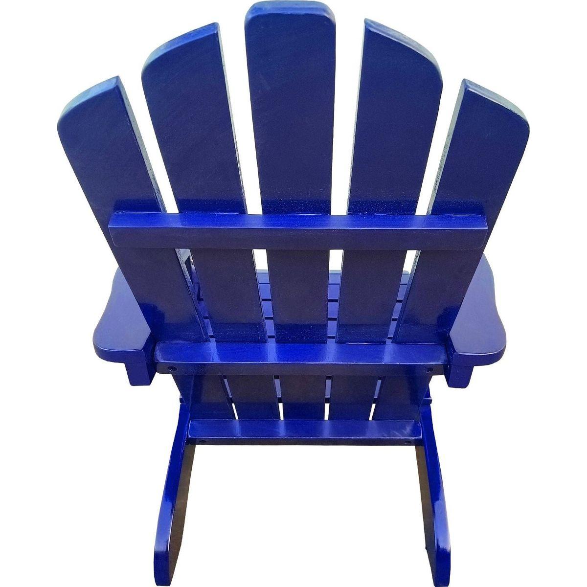 Outdoor or indoor Wood children Adirondack chair,blue