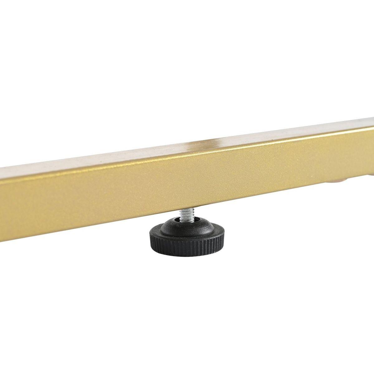 Modern TV Stand with Metal Legs and Gold Handles for TVs Up to 80", Media Console Table with Cabinets and Adjustable Shelves, Luxury TV Cabinet with Geometric Lines for Living Room, Black