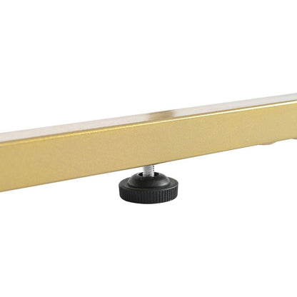 Modern TV Stand with Metal Legs and Gold Handles for TVs Up to 80", Media Console Table with Cabinets and Adjustable Shelves, Luxury TV Cabinet with Geometric Lines for Living Room, Black