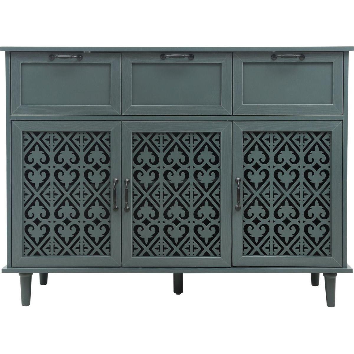 3 Door 3 Drawer Cabinet, American Furniture, Suitable for Bedroom, Living Room, Study