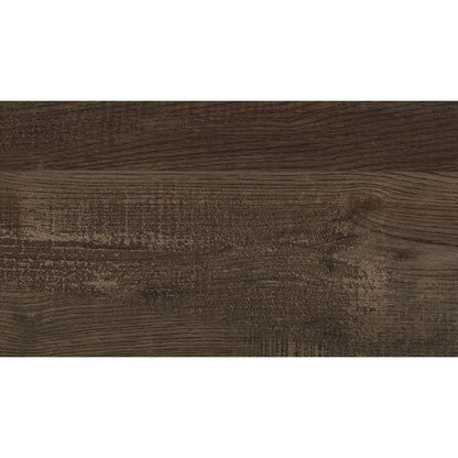 Simple Look Rustic Brown Finish 1pc Nightstand of Drawers Black Metal Hardware Bedroom Furniture