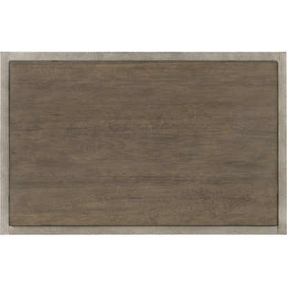 Padena Metal Frame Wood Living Room Chairside Table with Shelf