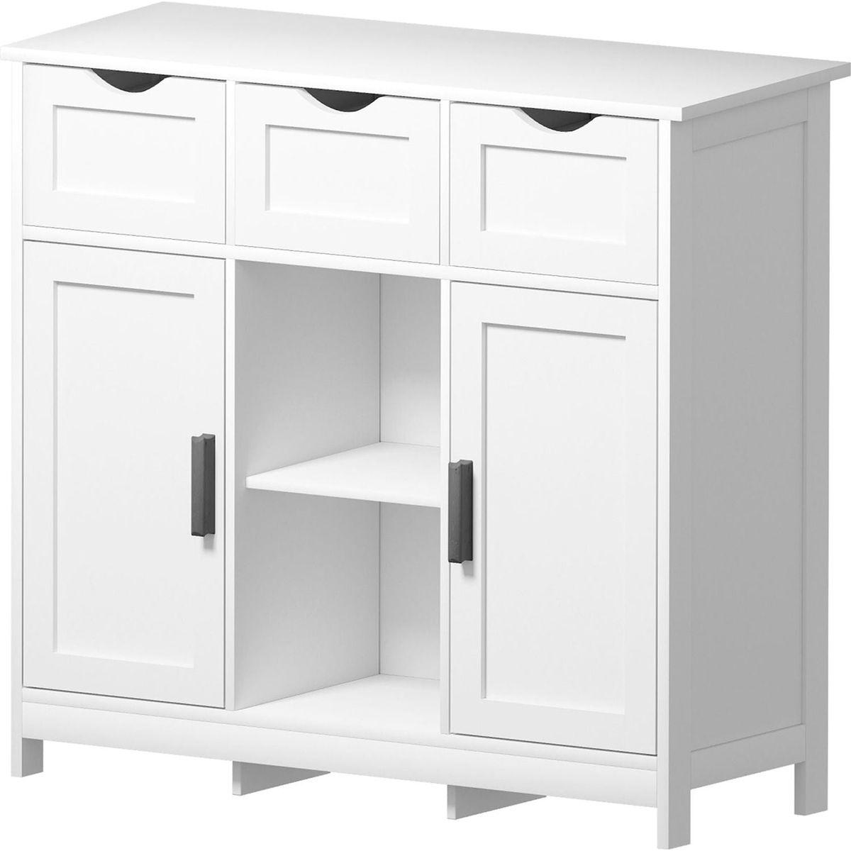 35.4" Wide 3 Drawer Sideboard - Streamdale Furniture