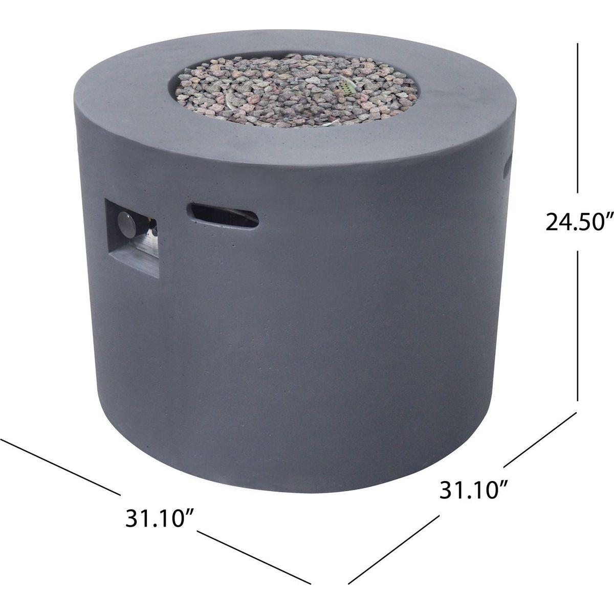 31" ROUND MGO FIRE PIT- 40 000 BTU