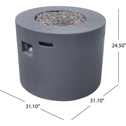 31" ROUND MGO FIRE PIT- 40 000 BTU