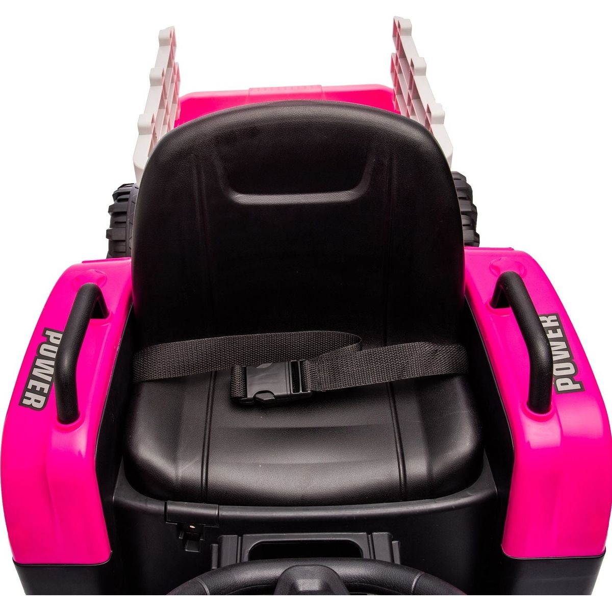 Ride on Tractor with Trailer,24V Battery Powered Electric Tractor Toy, 200w*2motor 1.86-4.97MPH/Remote Control,electric car for kids,Three speed adjustable,USB,MP3 ,Bluetooth,LED light, safety belt.