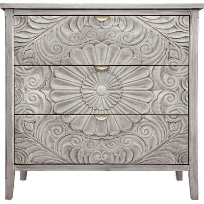 3 Drawer Cabinet, American Furniture, Suitable for Bedroom, Living Room, Study