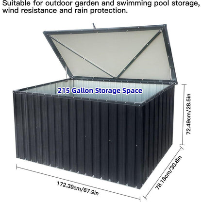 Out Door Metal Storage Box Store Medium