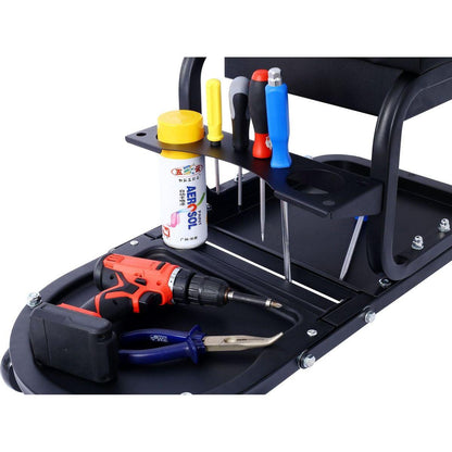 Ultimate Rolling Detailing & Utility Cart, (For Cars, Trucks, SUVs, RVs, Home, Garden, Garage & More) 15' 1/2" x 8' 3/4" x 18' 1/2" - Black