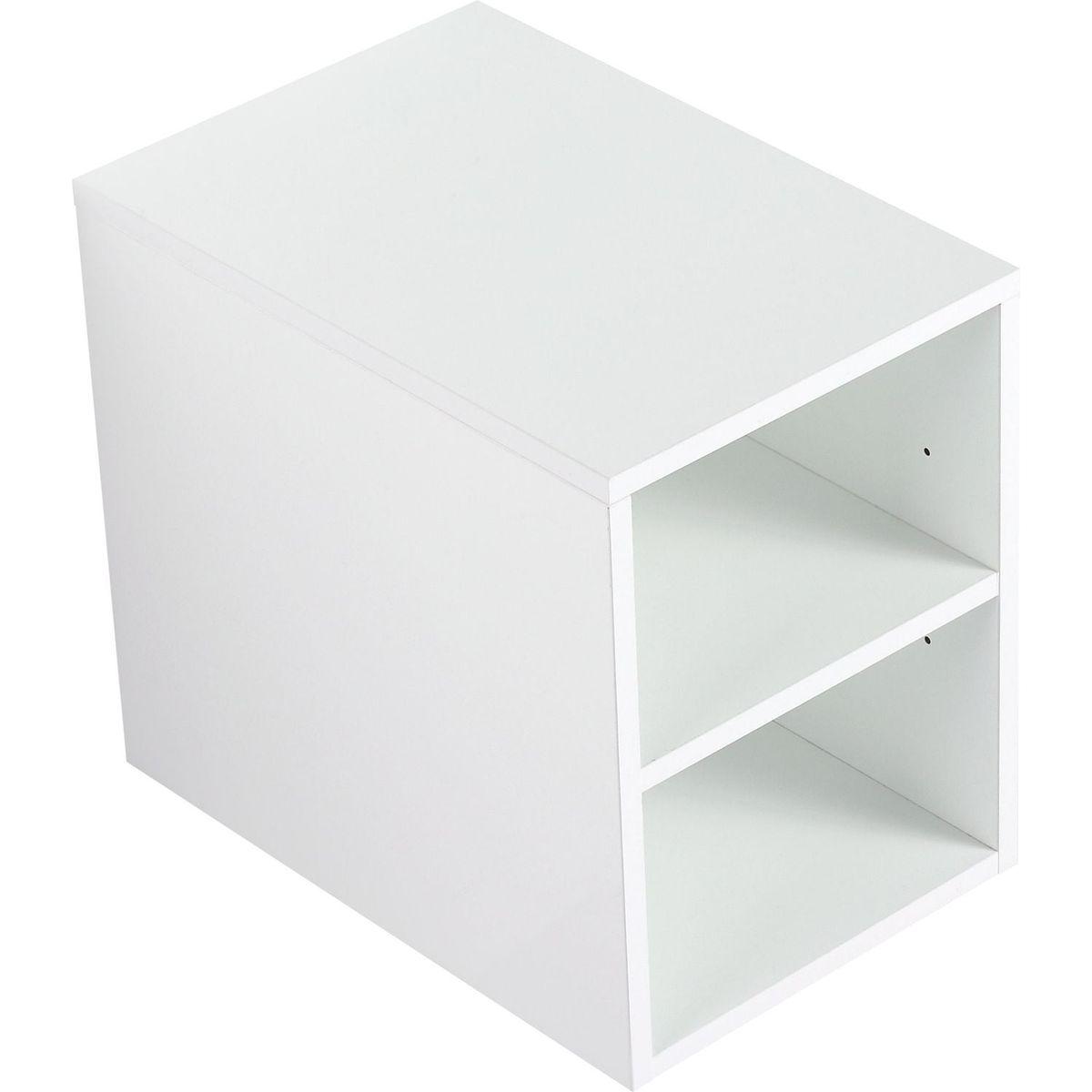 12 Inch Small Wall Mounted Storage Shelves, Suitable For Small Bathroom, Glossy White