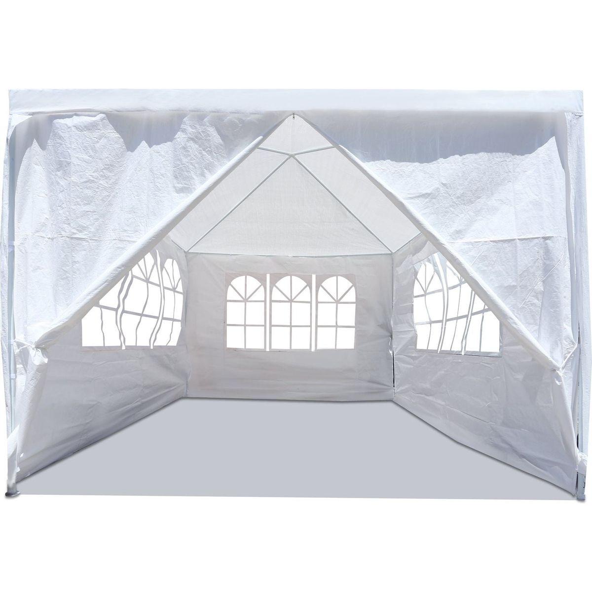 10'x10' Party Tent Outdoor Heavy Duty Gazebo Wedding Canopy + 4 Removable Walls