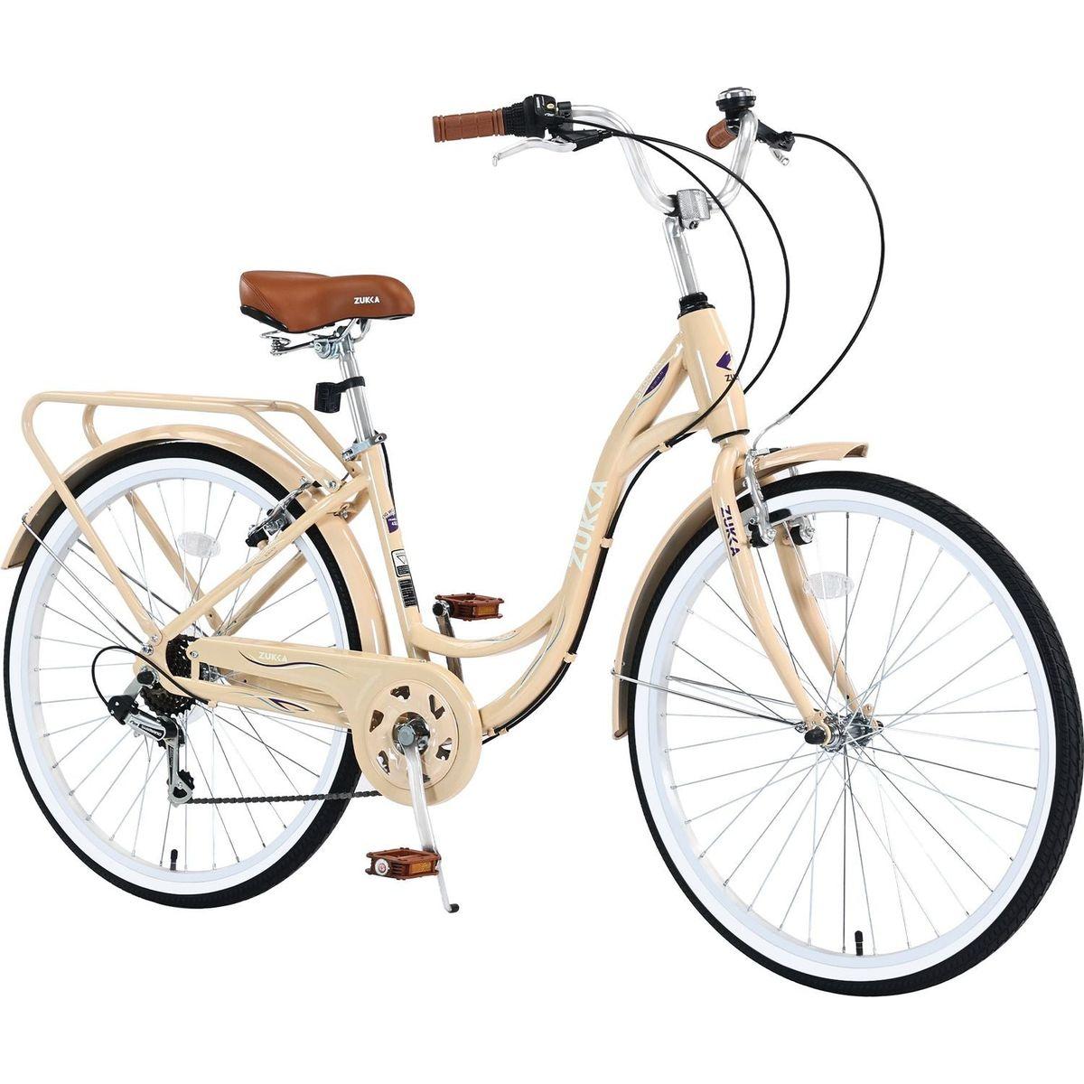 7 Speed, Steel Frame, Multiple Colors 24 Inch Ladies Bicycle