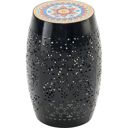 RUBY12" SIDE TABLE -BLACK