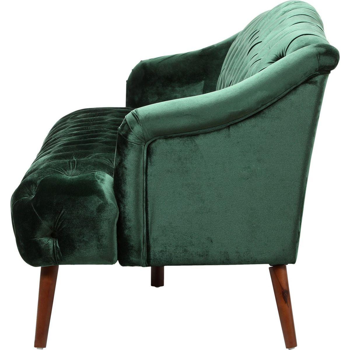 Comfy 3-seat Sofa with Wooden Legs, PU, for Living Room and Study