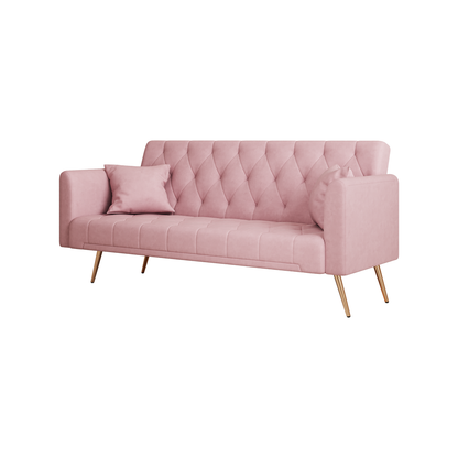 71" Convertible Double Folding Living Room Sofa Bed
