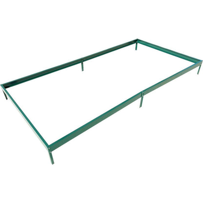 6.3'x12.2'x7' Polycarbonate Greenhouse, Heavy Duty Outdoor Aluminum Walk-in Green House Kit with Rain Gutter, Vent and Door for Backyard Garden, color green