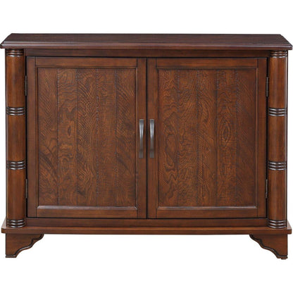 40" Console Table with Storage Shelf, Retro Entryway Table with Adjustable Storage Shelf, Sofa Couch Table for Hallway, Entry Way, Living Room, Foyer, Light Espresso