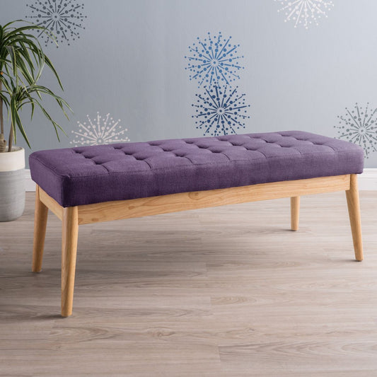 Ottoman Bench,Purple