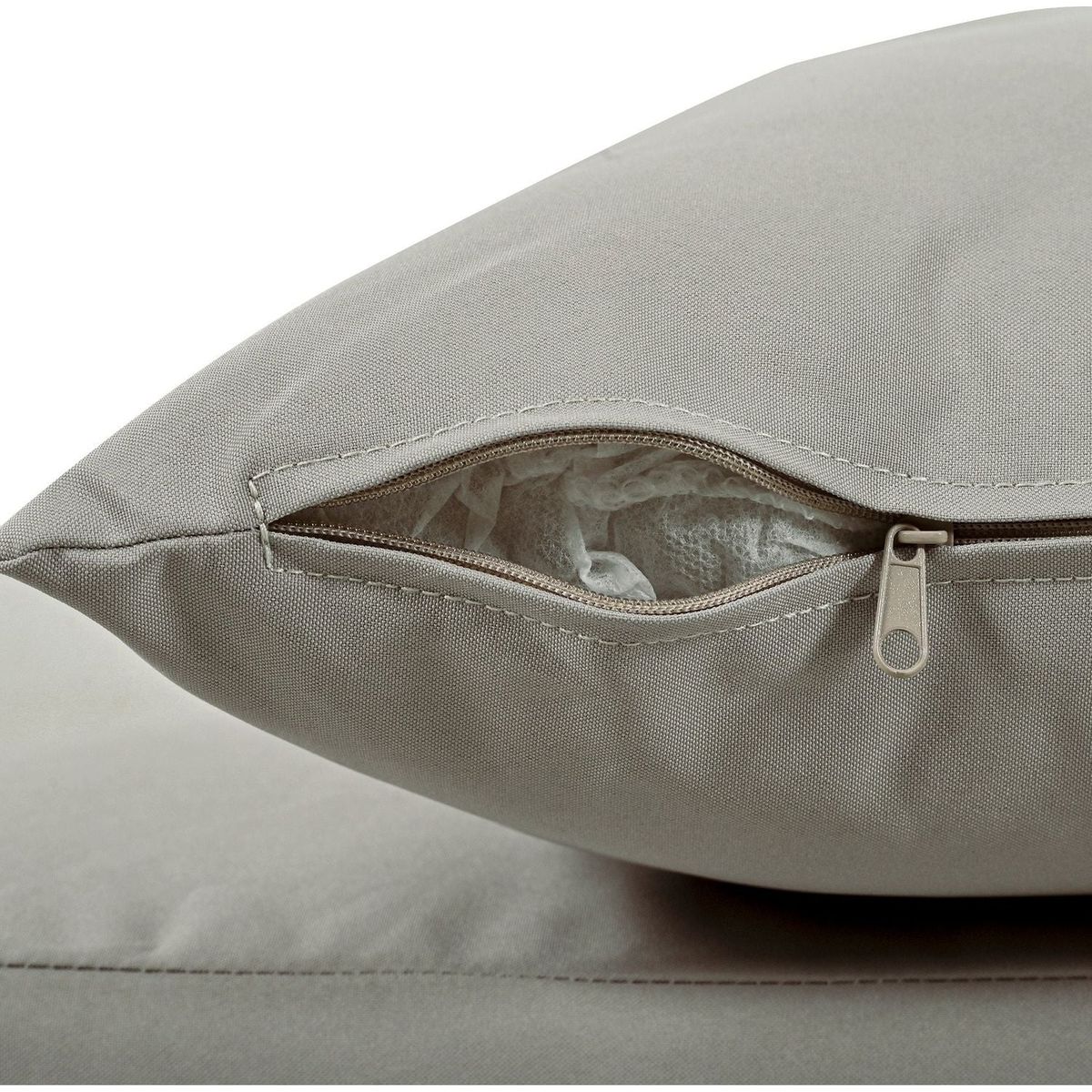 Outdoor Sun Bed Patio 2-Person Daybed with Cushions and Pillows, Rattan Garden Reclining Chaise Lounge with Adjustable Backrests and Foldable Cup Trays for Lawn,Poolside, Gray