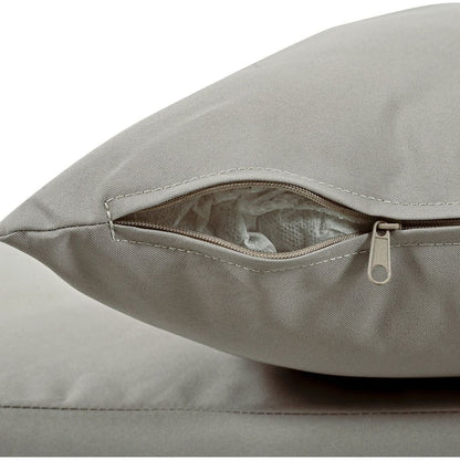 Outdoor Sun Bed Patio 2-Person Daybed with Cushions and Pillows, Rattan Garden Reclining Chaise Lounge with Adjustable Backrests and Foldable Cup Trays for Lawn,Poolside, Gray