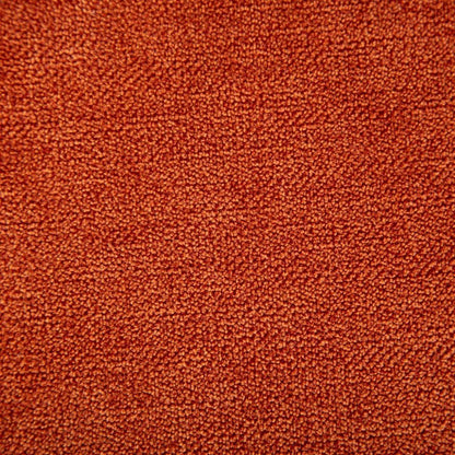 Mid Century Modern Dining Chairs Set of 2, Farmhouse Linen Fabric Upholstered Accent Chair Curved Backrest with Copper Nails around,Kitchen Chairs with Hardwood Frame, Orange