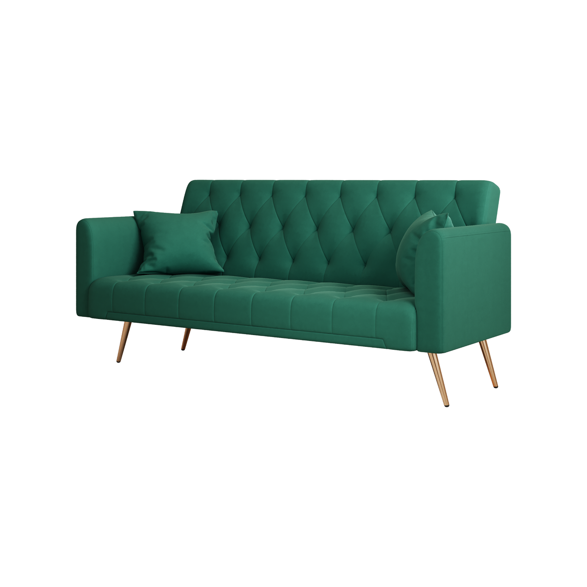 71" Convertible Double Folding Living Room Sofa Bed