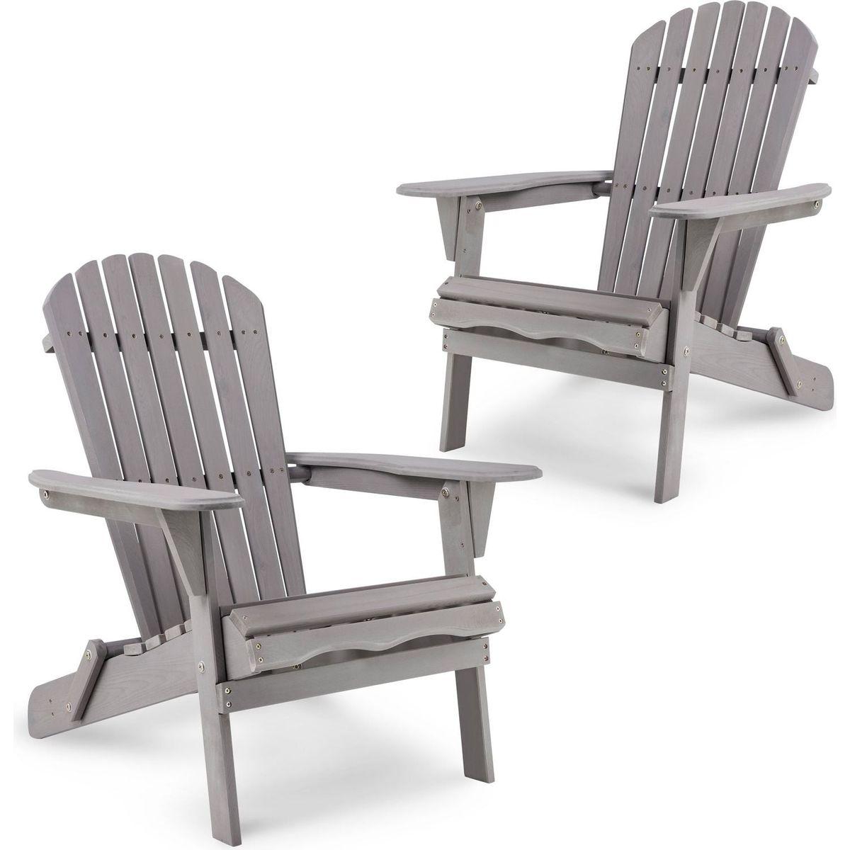 Wood Lounge Patio Chair for Garden Outdoor Wooden Folding Adirondack Chair Set of 2 Solid Cedar Wood Lounge Patio Chair for Garden, Lawn, Backyard