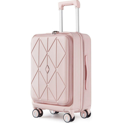 Luggage Sets 3 Piece(20/24/28), Expandable Carry On Luggage with TSA Lock Airline Approved, 100% PC Hard Shell and Lightweight Suitcase with Front Pocket and Spinner Wheels