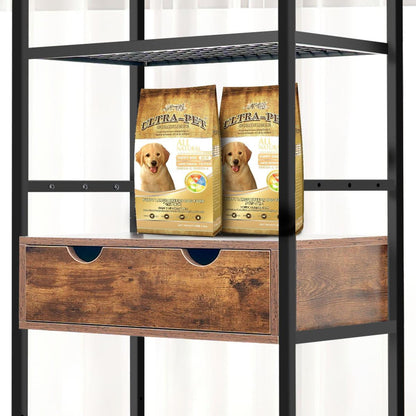 dog feeding station,3 Height Adjustable Raised Dog Bowls, Dog Feeder Station for Large Medium Dogs Cats, Dog Storage with shelves.