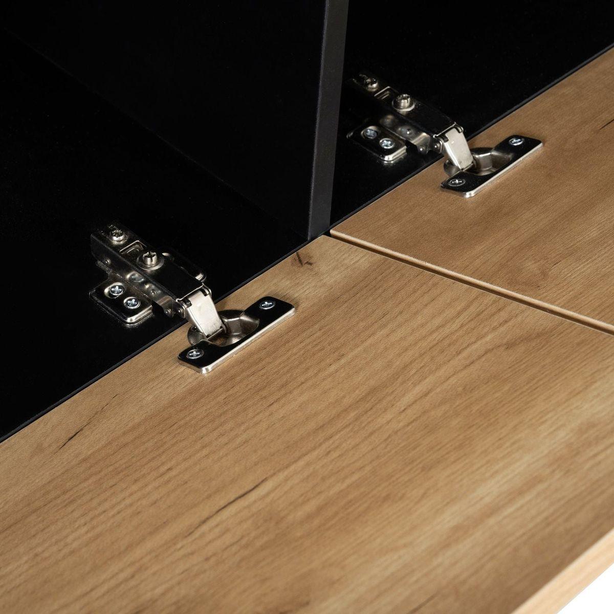 74.8"-126" Extendable TV Stand with 3 Tier Bookshelves for TVs up to 110", Adjustable Entertainment Center with Storage Cabinets, Sliding Tabletop Media Console for Living Room, Black