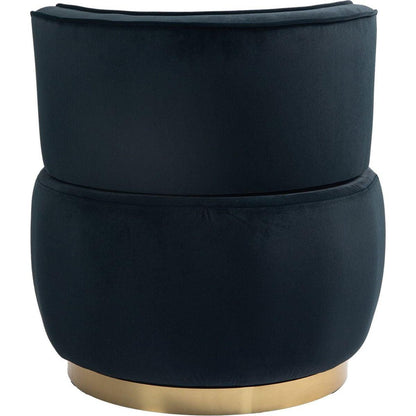 360 Degree Swivel Cuddle Barrel Accent Sofa Chairs, Round Armchairs with Wide Upholstered, Fluffy Velvet Fabric Chair for Living Room, Bedroom, Office, Waiting Rooms