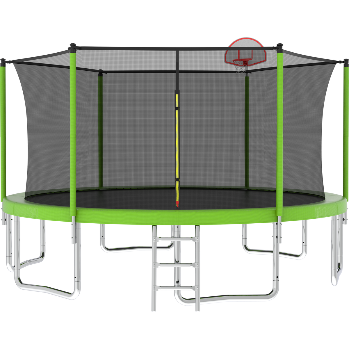 14FT for Kids Children with Safety Enclosure Net Outdoor Backyards Large Recreational Trampoline