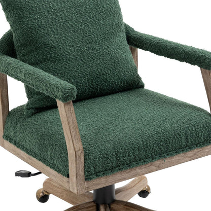 Computer Chair Office Chair Adjustable Swivel Chair Fabric Seat Home Study Chair