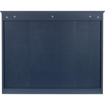 35" x 27.5" Medicine Cabinet, Wall Mounted Bathroom Storage Cabinet, Modern Bathroom Wall Cabinet with Mirror, Mirror Cabinet with 6 Open Shelves (Not Include Bathroom Vanity)