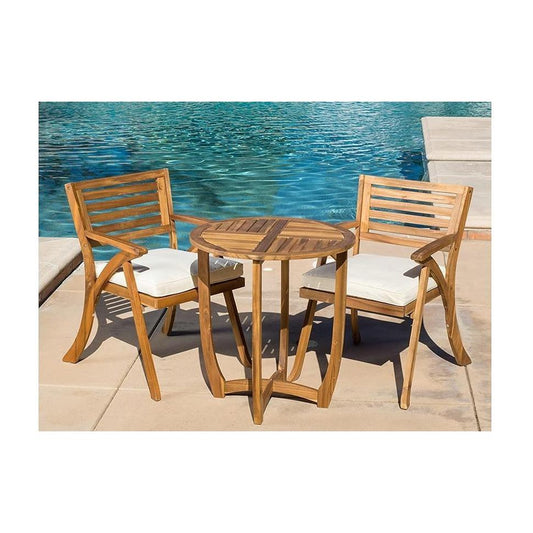 HERMOSA KD WOOD DINING SET with Cushions