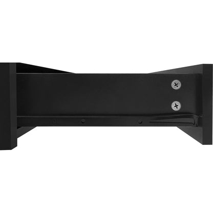 Modern High Gloss Coffee Table with 4 Drawers, Multi-Storage Square Cocktail Tea Table with Wood Grain Legs, Center Table for Living Room, 31.5"x31.5", Black