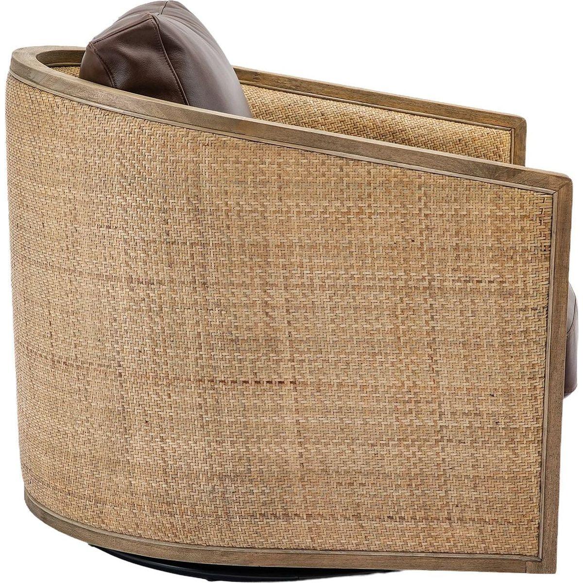 Swivel Barrel Chair, Comfy Round Accent Sofa Chair for Living Room, 360 Degree Swivel Barrel Club Chair, Leisure Arm Chair for Nursery, Hotel, Bedroom, Office, Lounge