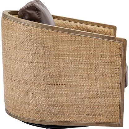 Swivel Barrel Chair, Comfy Round Accent Sofa Chair for Living Room, 360 Degree Swivel Barrel Club Chair, Leisure Arm Chair for Nursery, Hotel, Bedroom, Office, Lounge