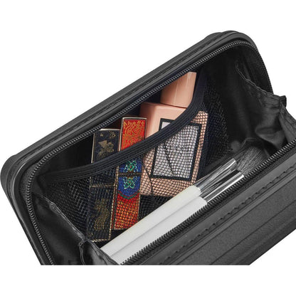 18" Carry On Luggage with Front Open Door &Laptop Interlayer, Hard Shell Suitcase Built-In TSA Luggage Lock, Hardside Lightweight PC Travel Suitcase for Women Men with Spinner Wheels Airline Approved