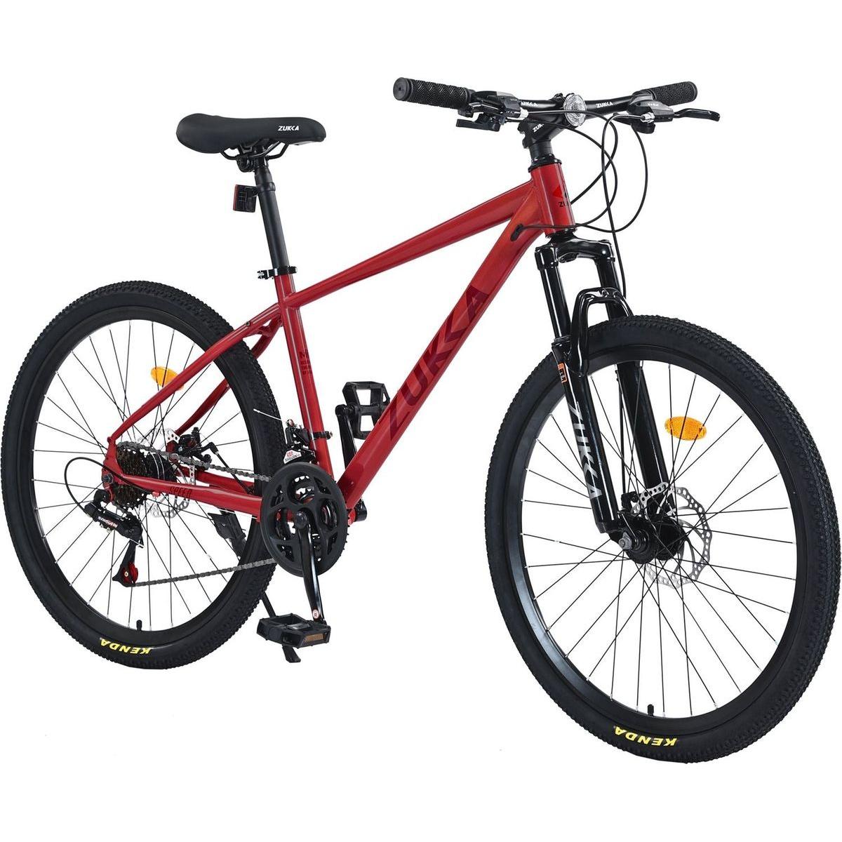 Mountain Bike for Men and Women 26 inch 24 Speed Suspension Fork KENDA Tires