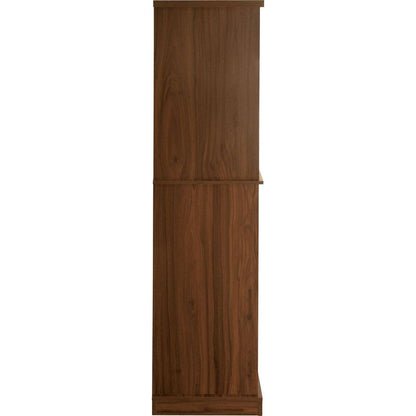 4 Door Cabinet with 1 Drawer, with 4 Adjustable Inner Shelves, Storage Cabinet