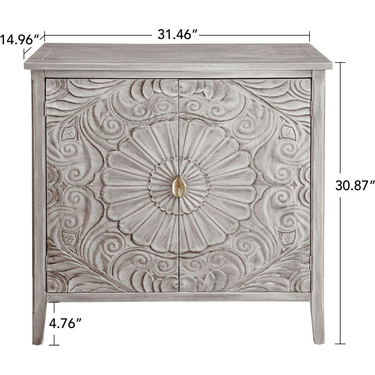 2 Door Cabinet, American Furniture, Suitable for Bedroom, Living Room, Study