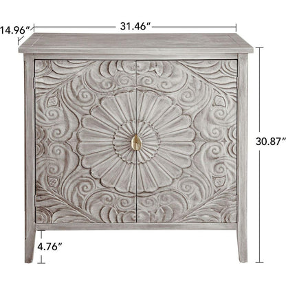 2 Door Cabinet, American Furniture, Suitable for Bedroom, Living Room, Study