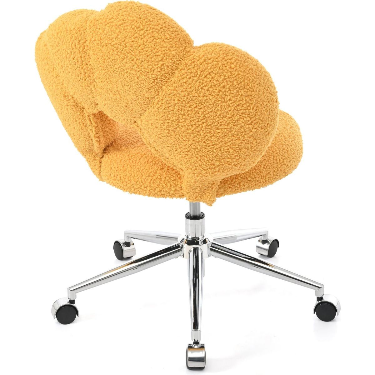 360Swivel Height Adjustable,Swivel Chair,Teddy fabric,home office chair