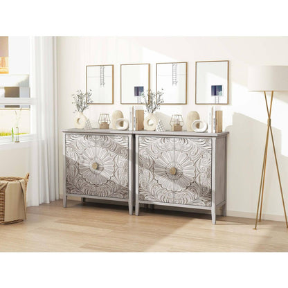 2 Door Cabinet, American Furniture, Suitable for Bedroom, Living Room, Study