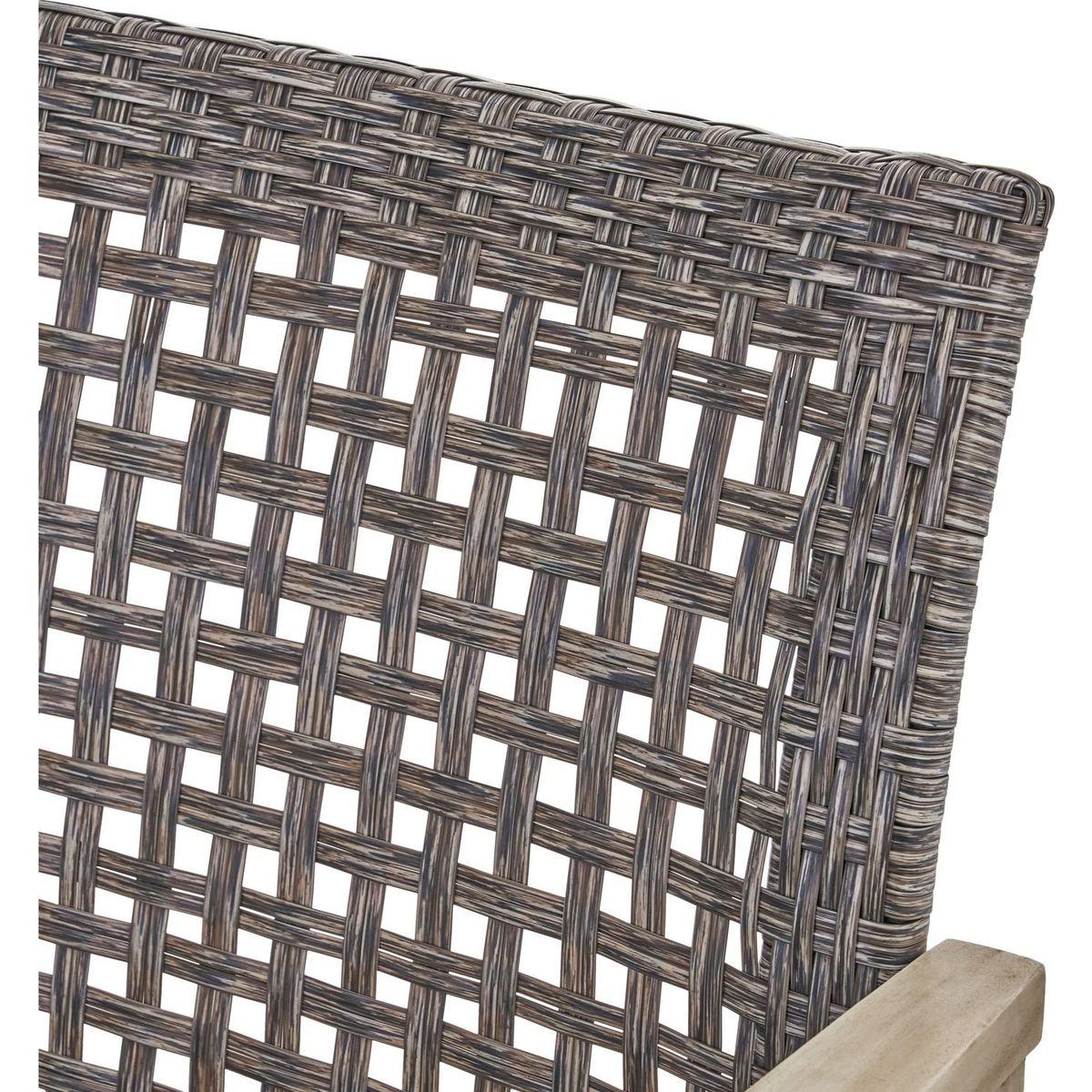 HAMPTON WOOD + WICKER CLUB CHAIR