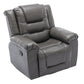 360Swivel and Rocking Home Theater Recliner Manual Recliner Chair with Wide Armrest for Living Room,Bedroom, Grey