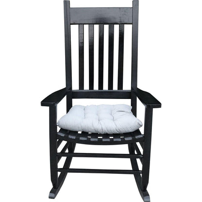 wooden porch rocker chair Black