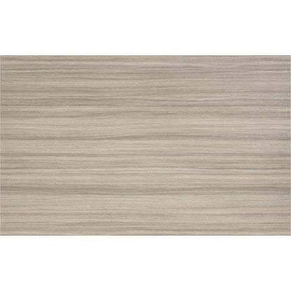 Alwynn Contemporary Rectangular Dining Table, White and Natural Wood